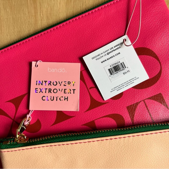 NWT ban.do Introvert Extrovert Clutch - Picture 3 of 4